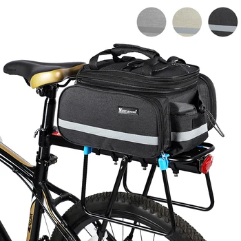 

Bicycle Bags Large Capacity Waterproof Cycling Bag Mountain Bike Saddle Rack Trunk Bags Luggage Carrier Bike Bag