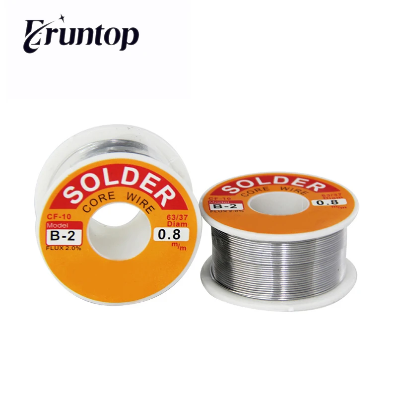 1PCS (B-2) Welding Wire 100g/3.5oz FLUX 2.0% 0.6 0.8 1.0 1.2 1.5 2.0mm 63/37 45FT Tin Lead Line Rosin Core Flux Solder | Инструменты