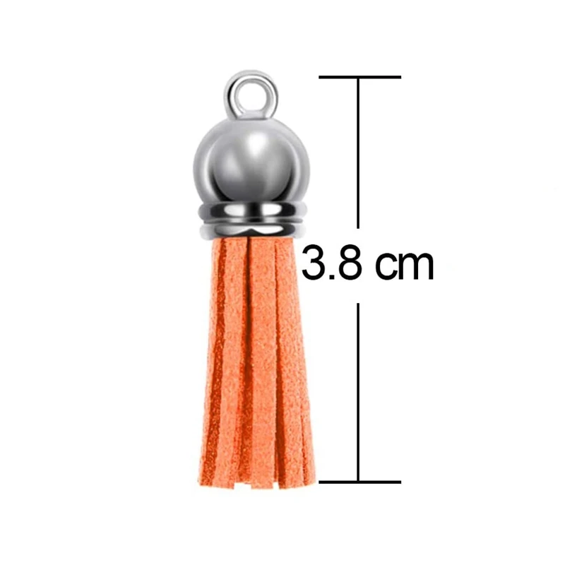 250Pcs/Set Keychain Tassels Bulk Colored Leather Tassel Pendants for DIY Keychain and Craft
