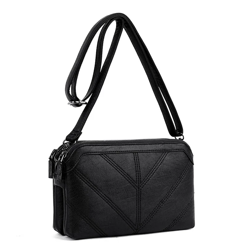 women Messenger bag soft PU Women's shoulder bag Mother gift Crossbody Bags Clutches Handbags