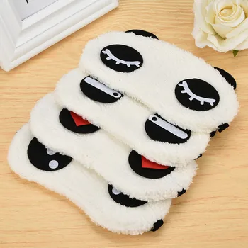 

1pcs lovely panda eye mask shade cute travel rest blindfold cover sleeping eye mask eyeshade eyepatch