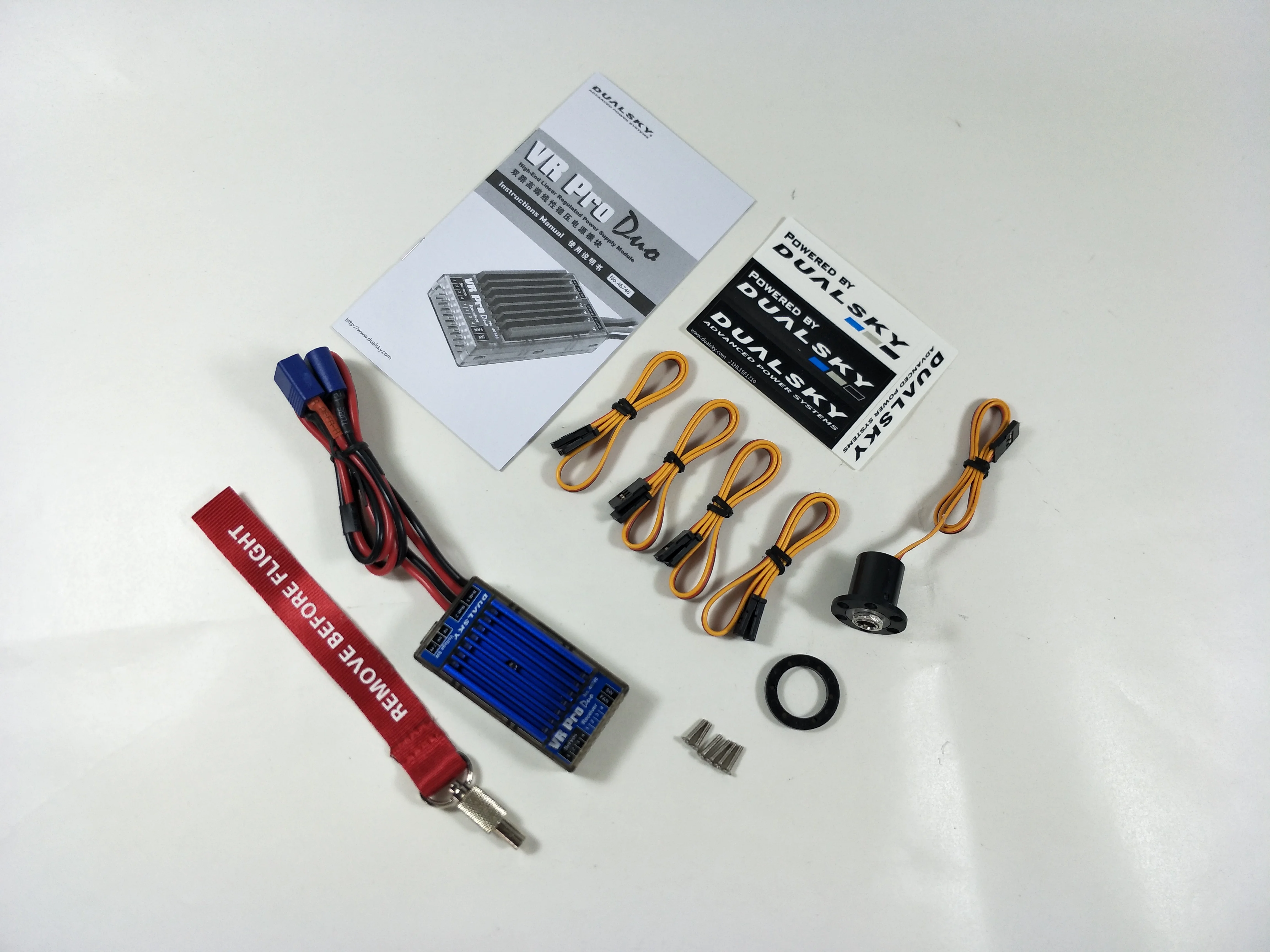 Pre-owned Chance of  DUALSKY VR Pro Duo High Current Linear 2 Batteries Redundance Input Regulator Voltage Stabilizer Fo