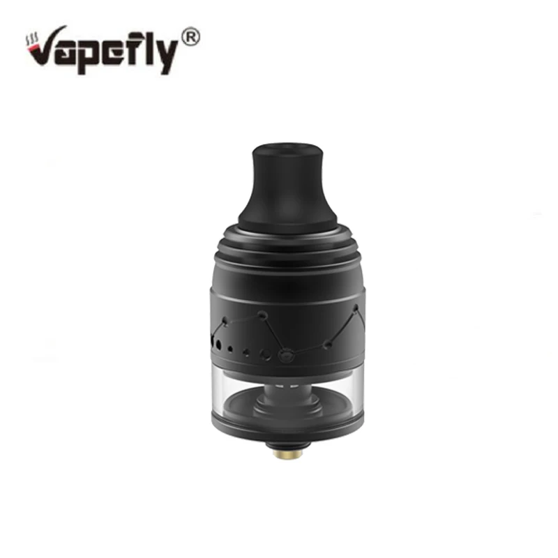 Vapefly Galaxy MTL Squonk RDTA Танк уникальная винтовая AFC система и анти-нагрев дизайн с емкостью 2 мл электронная сигарета vape танк - Цвет: Black