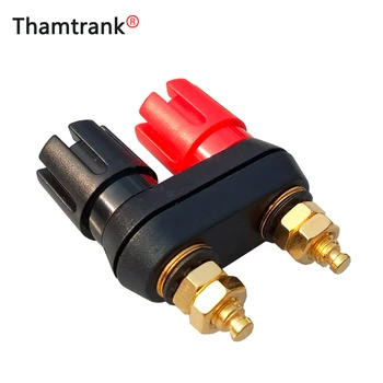 

10pcs/lot Dual Female Banana Plug for Speaker Amplifier Speaker banana plug BINDING POST terminal connector banana socket