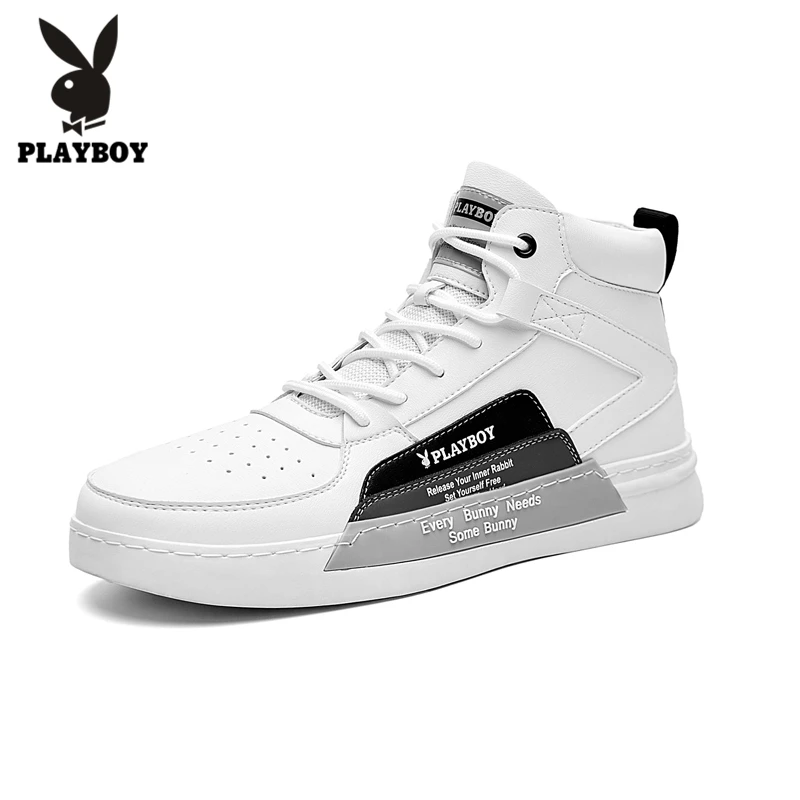 PLAYBOY/новые зимние мужские ботинки мужские водонепроницаемые ботильоны Осенняя мужская модная повседневная обувь ботинки на шнуровке размера плюс 39-45