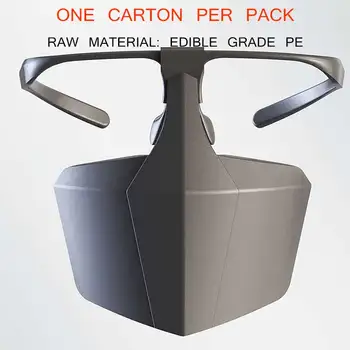 

Face Shield Protecting Mouth Cover Cycling Dust-Proof Respirator Mouth Muffle Respirator Pad Against Pollution Breathable