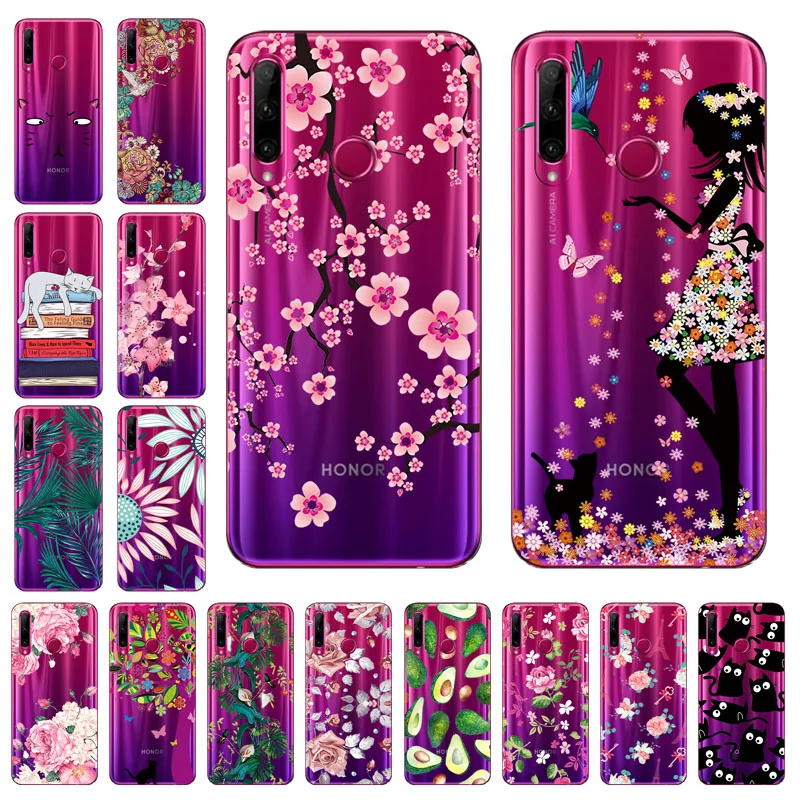 

Transparent Case For Huawei Honor 10i Case Silicon Soft TPU Painted Cover For Huawei Honor 20 Lite 20i Honor10i Case Cover Coque
