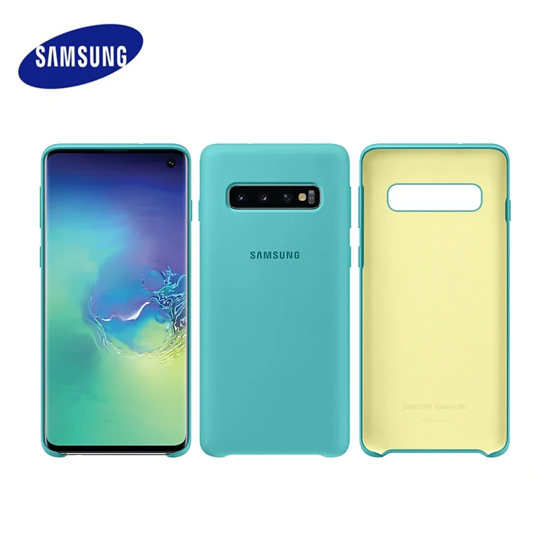 Оригинальный (Официальный продукт) чехол для Samsung S10 Galaxy силиконовый с