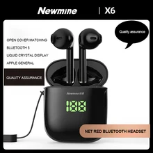 Newsmy X6 наушники Bluetooth туры беспроводная гарнитура с зарядной кабиной Спорт Бег стерео Встроенный микрофон наушники