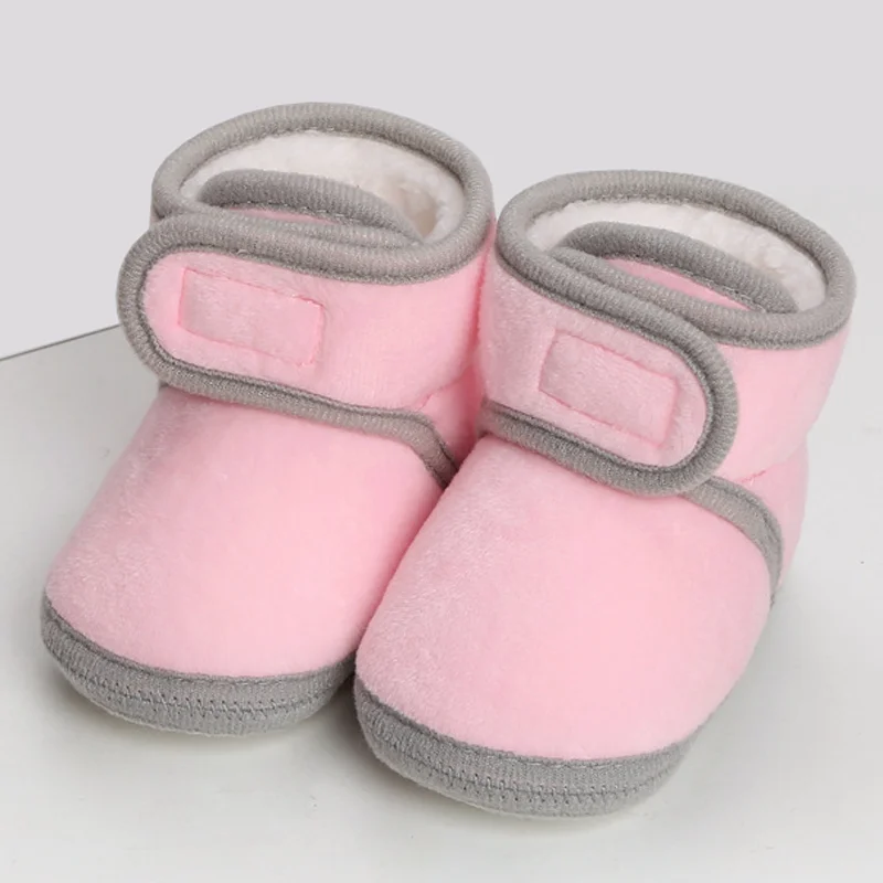 New fashion autumn and winter toddler boots thick non-slip warm baby boots for 6-15months baby