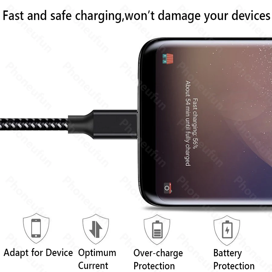 1M 2M 3M usb кабель с 3A быстрой зарядки Тип usb-C Зарядное устройство кабель для samsung Galaxy S10 S10e S9 S8 плюс A70 A80 A50 A20S Note 9 8 на возраст 1, 2, 3 метра