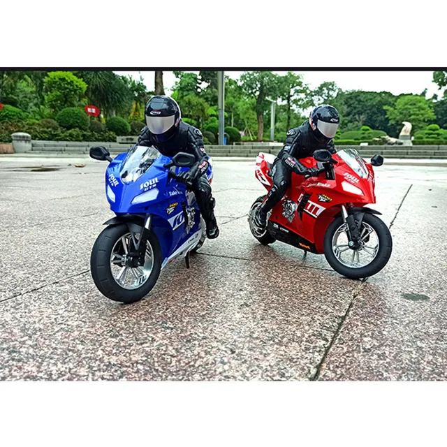 2.4G High Speed RC Stunt Motorbike 360 degree Rotation Stunt Drift Car Shockproof  Auto Balance Racing Motorbike RC  Motorcycle 2