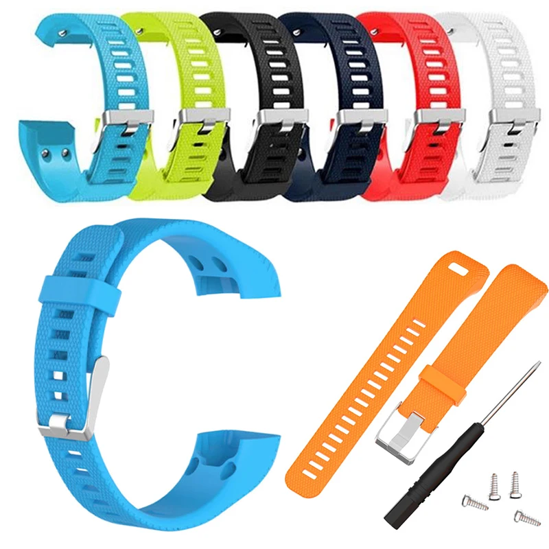 Silicone Bracelet Wrist Sport Strap Band For Garmin Vivosmart HR+