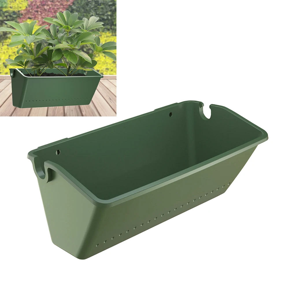 Jardinera Para Balcón De 60 Cm, 4 Unidades De Balcones, Jardinera