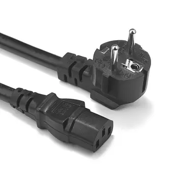 

Computer EU Power Plug Adapter Cable EU Schuko Plug IEC C13 Power Adapter for PC Antminer Printer UPS PDU Speakers TV DJ Light