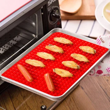 

High Quality BBQ Pyramid Pan Bakeware Nonstick Silicone Baking Mats Pad Moulds Microwave Oven Baking Tray Kitchen Baking Tools