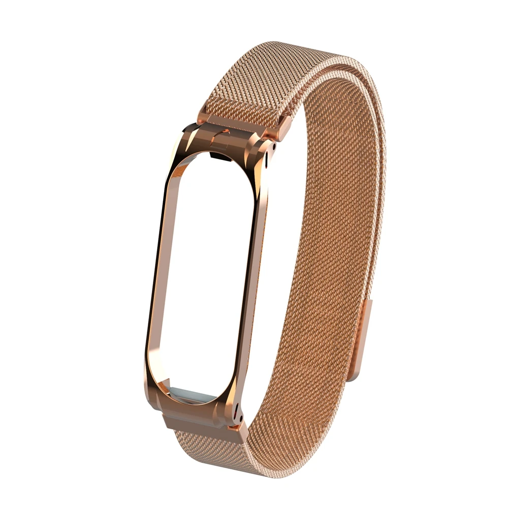 Mi Band 4 металлический ремешок на запястье для Xiaomi mi Band 4 Безвинтовой браслет из нержавеющей стали mi Band 4 Смарт-часы браслет