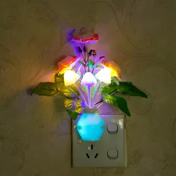 

Flashing Luminous Pomegranate Flower LED Light Control Induction Color Change Lamp Glowing Vase Night Light For Bedroom Bedside