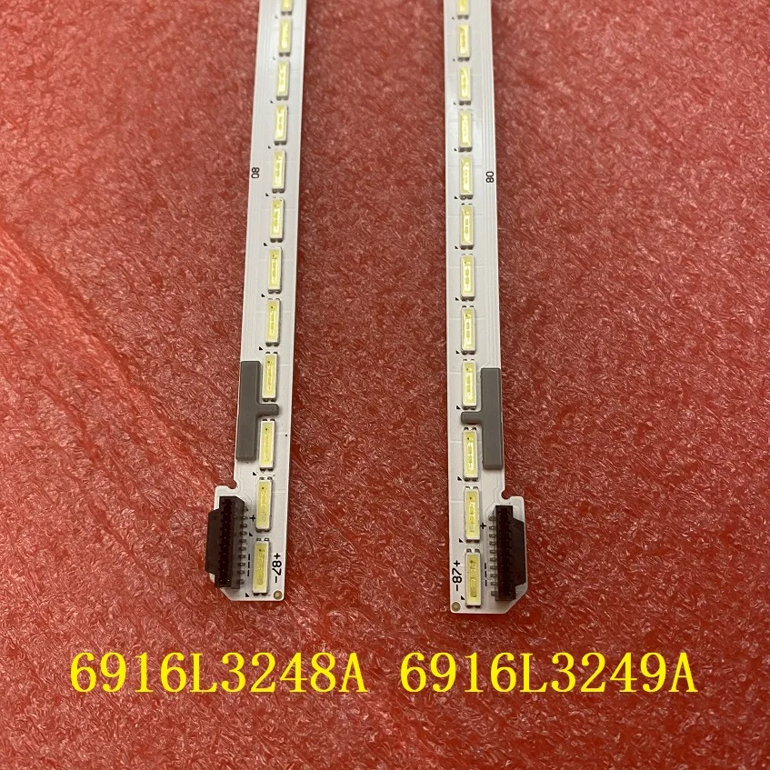Striscia Di Retroilluminazione A Led 2 Pz/Set Per Lg Lc650Eqg Fn Md 65 "Segnaletica V19 3248 3249 R L 33249A