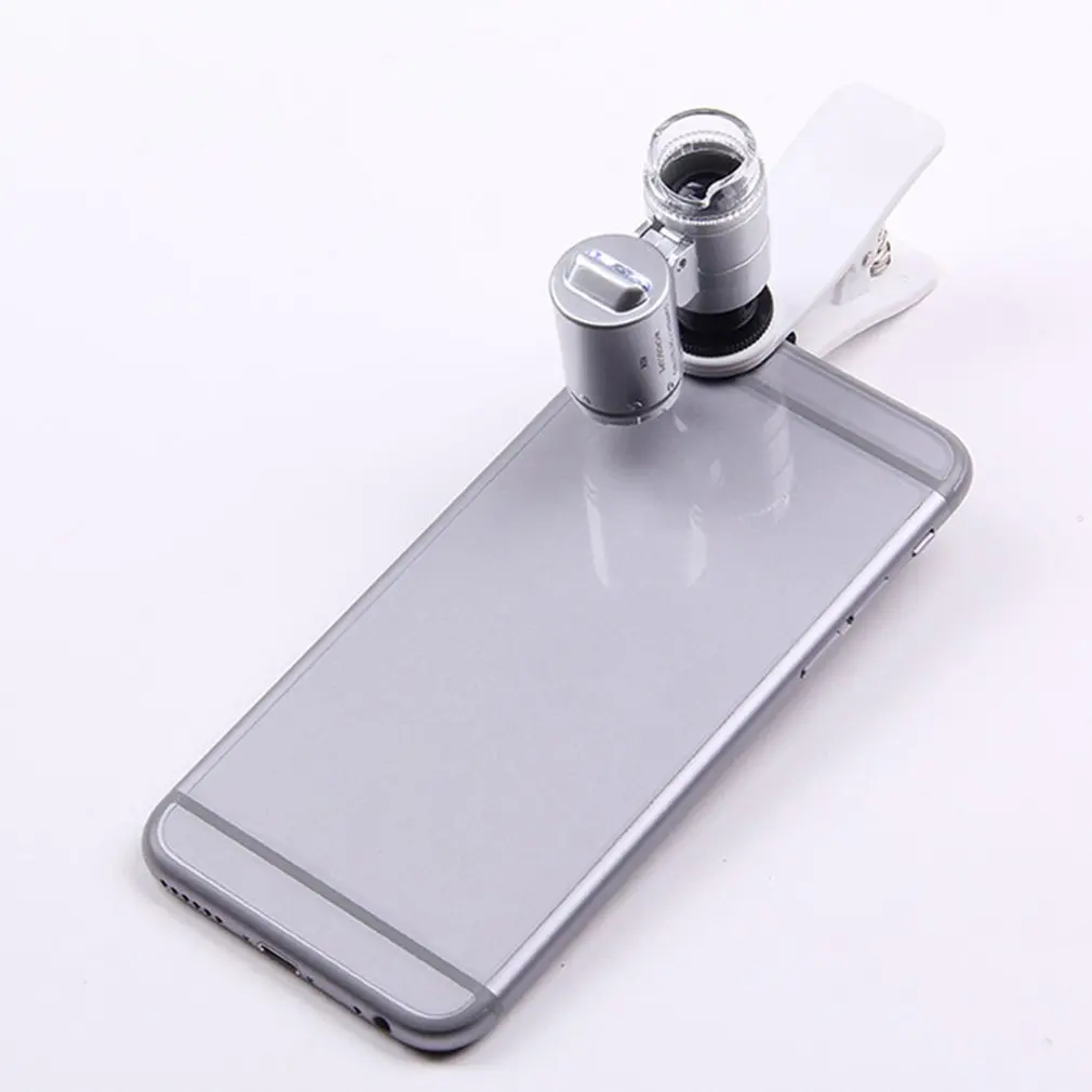 9882W Multi-Purpose 60 Times Microscope Jewelry Jade Identification Portable Mini High-Power Camera Phone Magnifier