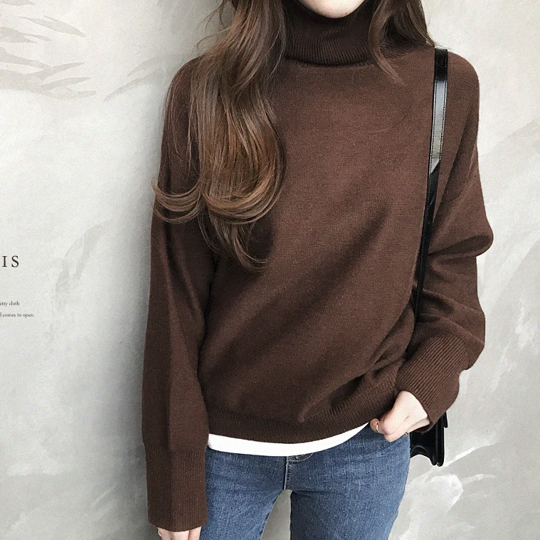 SuperAen Autumn and Winter New Pullovers Sweaters Women New Korean Style Sweater Female Solid Color Fashion Women Clothing
