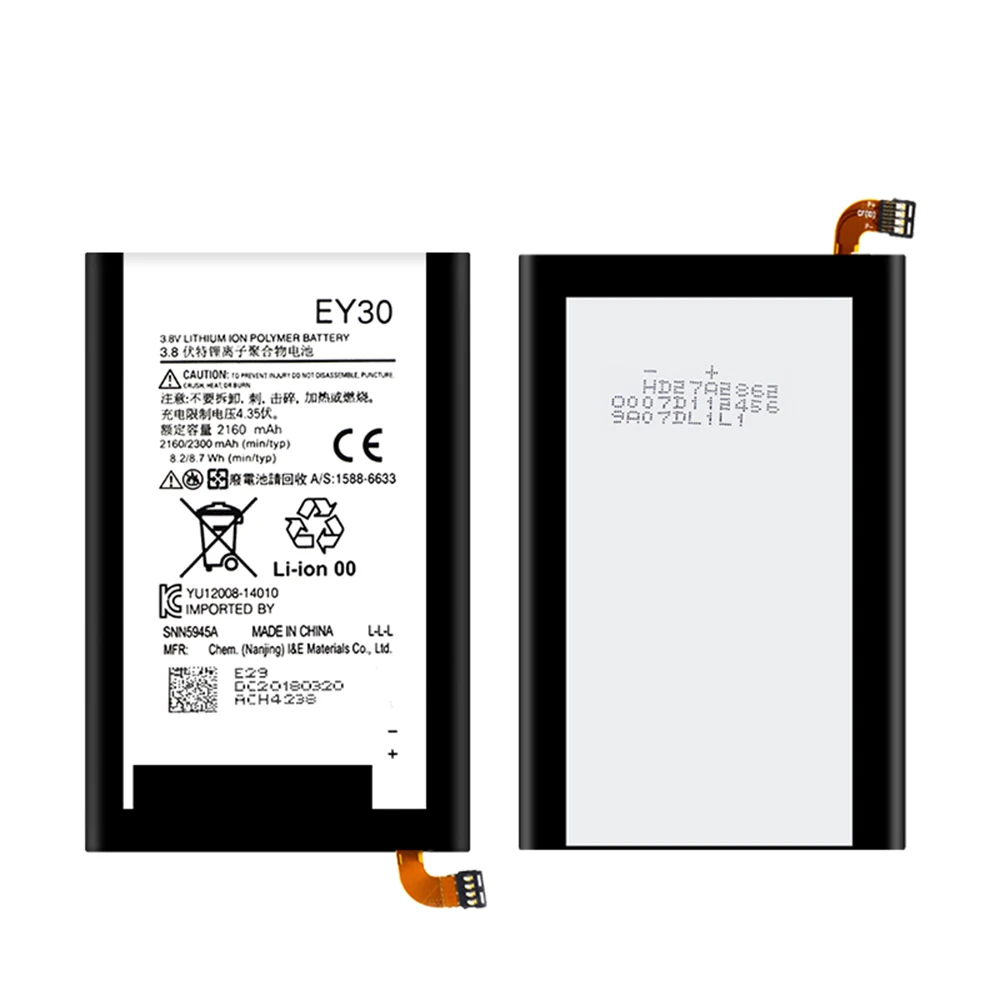 

100% New Battery EY30 for Motorola Moto X 2nd XT1097 XT1092 XT1093 XT1095 XT1096 XT1085 For Motorola Moto X2 2160/2300mAh Akku