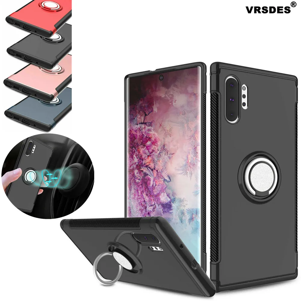 Чехол с 3D кольцом для Samsung Galaxy Note 10 + 5G Note10 S10E S10 S9 S8 Plus 9 8 S7 Edge M30 M20 M10 J4 J6 J8 A6