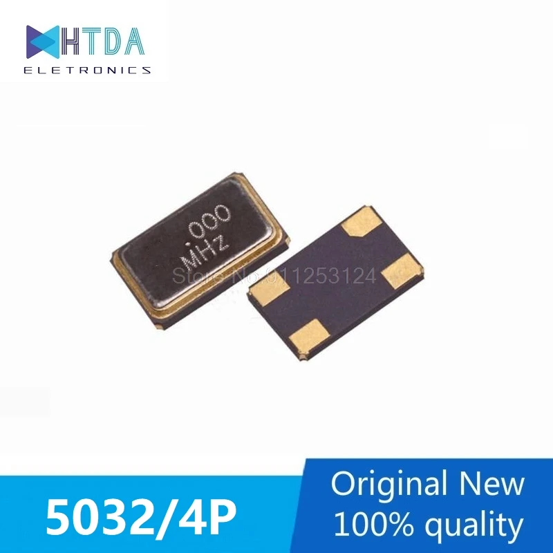 10pcs/lot 5032 12.000MHz 12MHz 20ppm 20Pf 4P SMD Quartz Crystal Resonator Passive Oscillator In Stock