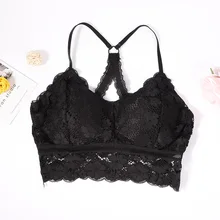Сексуальные кружевные открытые Цветочные Лифчики, женские летние кружевные топы, женское красивое нижнее белье без косточек