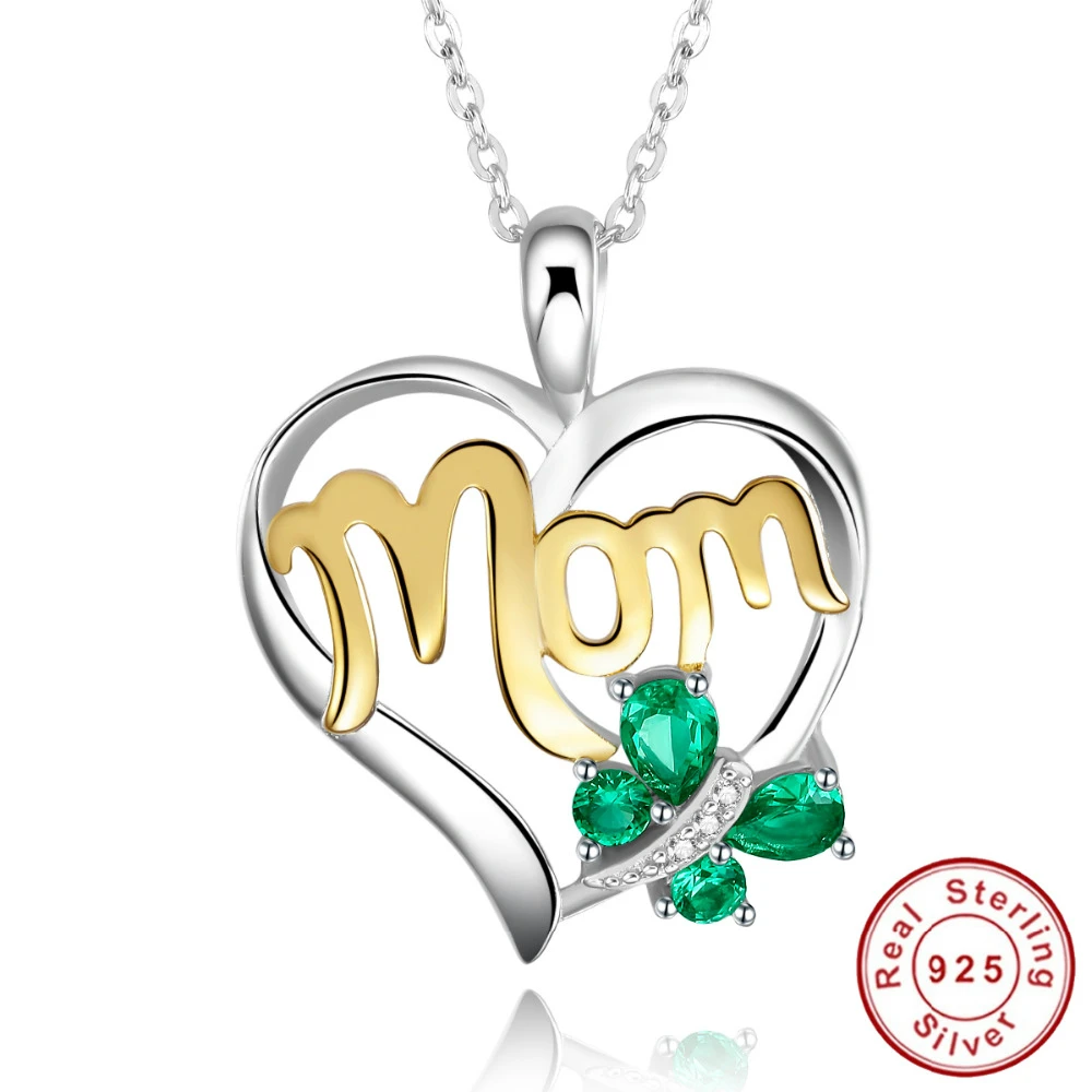 New Mom Necklace Sterling Silver 