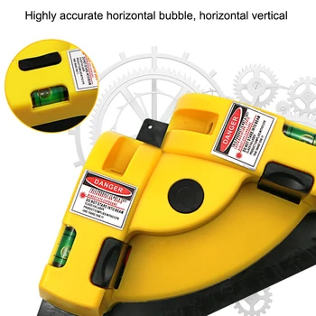 

Wall Tile 90 Degree Tiling Artifact Tile Leveling Machine Laser Angle Meter Tiling Right Angle Grounding Instrument for Alignmen