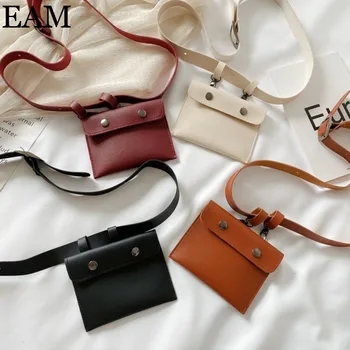 

[EAM] Simple Solid Color PU Leather Crossbody Bags For Women 2020 Branded Mini Shoulder Bag Handbags Trending Hand Bag 8A552