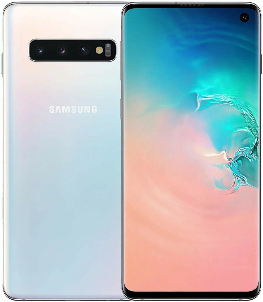 Мобильный телефон samsung Galaxy S10 Duos G973FD с двумя sim-картами, глобальная версия, 8 ГБ ОЗУ, 128 Гб ПЗУ, Восьмиядерный процессор 6,1 дюйма, 4 камеры Exynos 9820 NFC