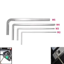 Clé Allen Type L M2 M3 M4 M5, 10 pièces/5 pièces, pièces d'imprimante 3D, clé hexagonale nickelée, outil à main, tournevis