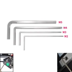 Clé Allen Type L M2 M3 M4 M5, 10 pièces/5 pièces, pièces d'imprimante 3D, clé hexagonale nickelée, outil à main, tournevis 