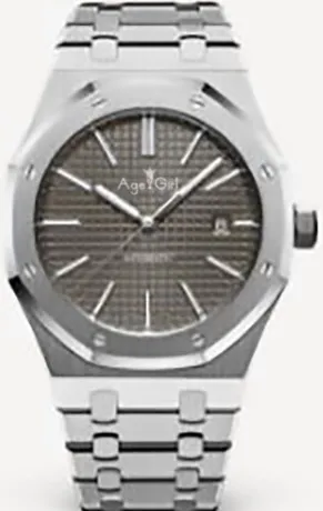 Роскошные брендовые новые мужские часы из нержавеющей стали автоматические механические розовое золото синий черный белый сапфировое стекло прозрачные - Цвет: Grey