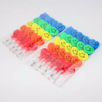 

40 Bulk Heart Shaped Smiling Stacking Pencil Assortment Stackable Plastic Pencils Birthday Goody Bag Filler Party Favor Supplies