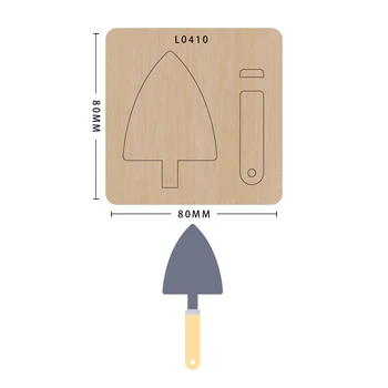 

Logo knife mold mold wood mold decoration, model L0410, suitable for common die cutting machines on the market