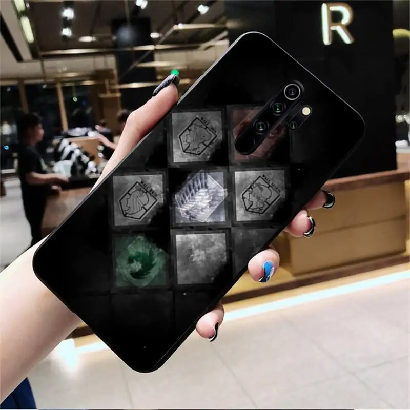 Аниме атака на Титанов Девушка Bling Cute чехол для телефона Redmi Note 8 8A 8T 7 6 6A 5 5A 4 4X 4A Go