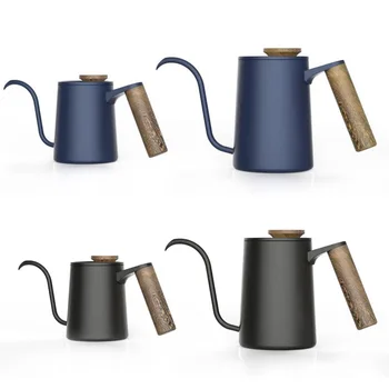 

Metal Coffee Pot Gooseneck Pot Manual Enamel Pour Over Drip Kettle Teapot Large Capacity Milk Water Jug Pitcher Tools