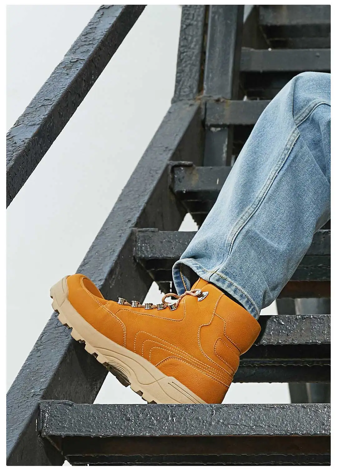  Xiaomi Mijia VLLICON Sports Leisure Work Boots Leather Boots Shoes Non-slip Shock Absorption Male R