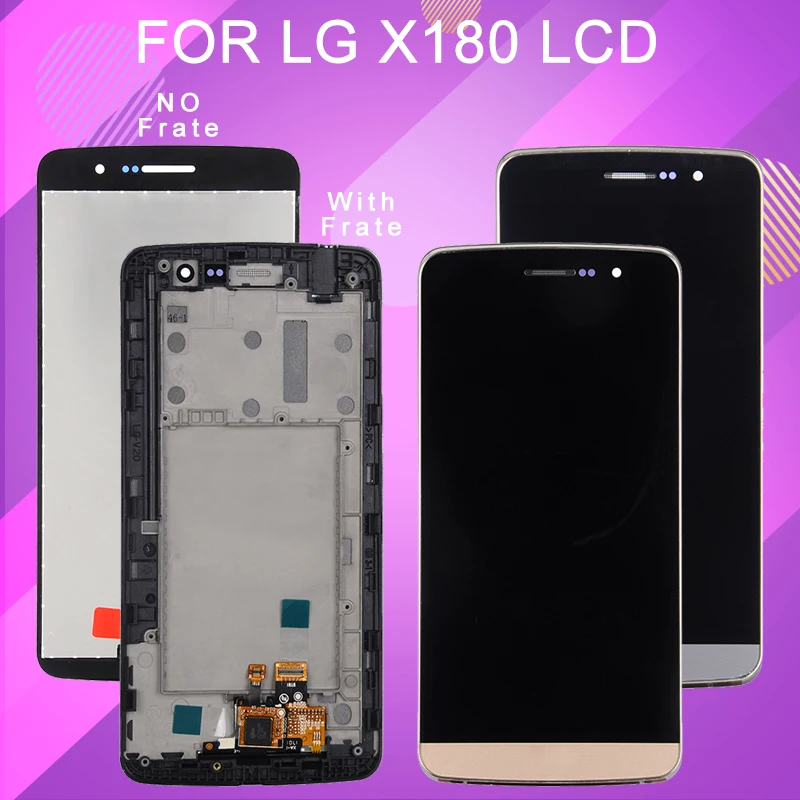 

Catteny 5.5inch X190 Display For LG Zone Lcd Touch Screen Digitizer Assembly X180G X180 Lcd With Frame Free Shipping With Tools
