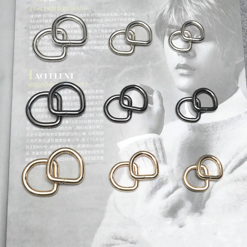 Аксессуары Одиночная покупка металлическая d Пряжка женская сумка пряжка кольцо