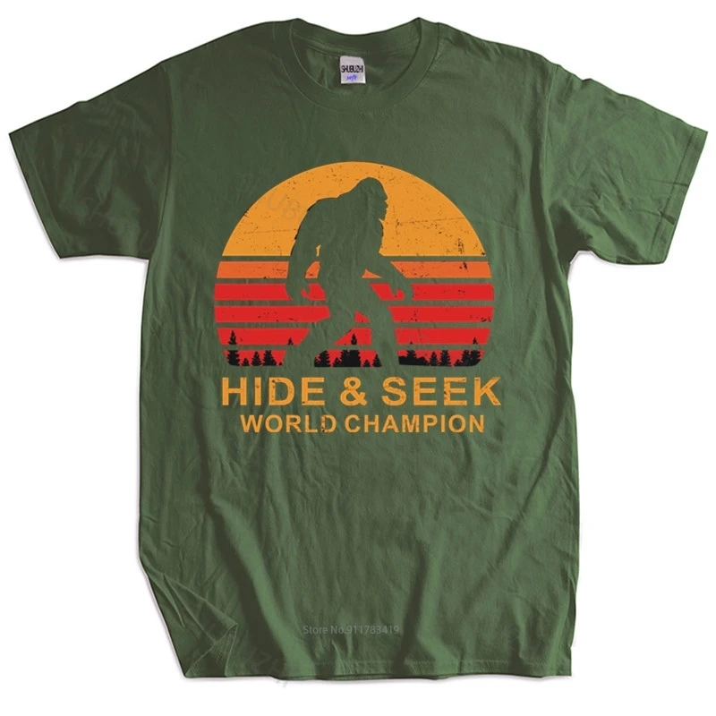 Мужская хлопчатобумажная футболка с вырезом лодочкой Топы в стиле ретро прятки