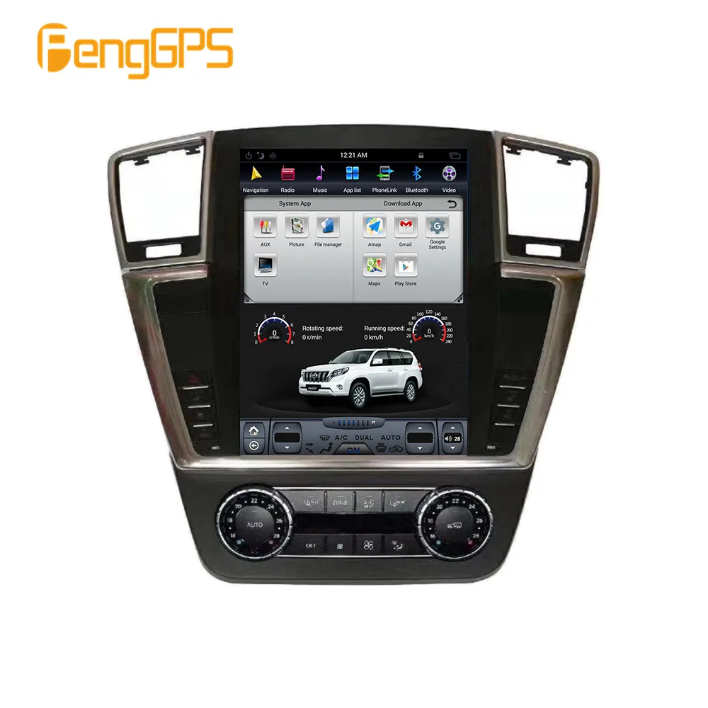 Tesla Android автомобильный мультимедийный радио без dvd плеер для Mercedes-Benz GL ML W164 X164 2012- gps навигация головное устройство аудио