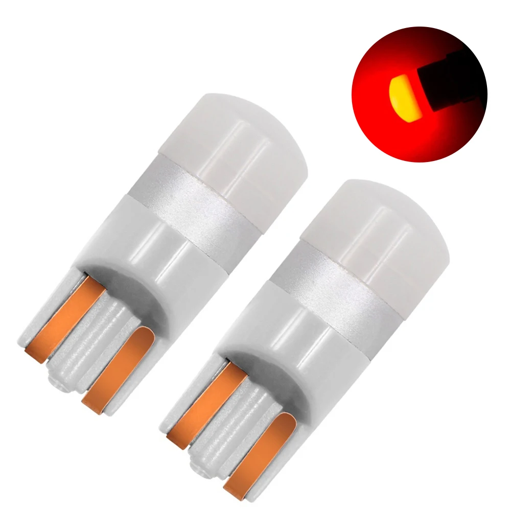 2 шт. Автомобильные светодиодные лампы 3030 SMD T10 W5W|Сигнальная лампа| |