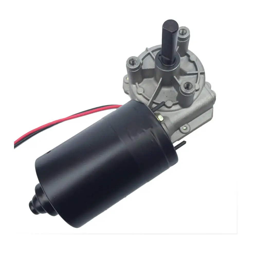 

DC 60W Worm Gearbox Motor 10-300rpm Garage Door Rolling Gate High Torque Low rpm Motor
