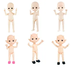 Bjd – poupée 16cm avec 13 articulations mobiles et 7 gestes, peut changer, habiller bébé nu, maison de jeu, jouet pour fille, cadeau d'anniversaire, bricolage, nouveauté, 1/12 