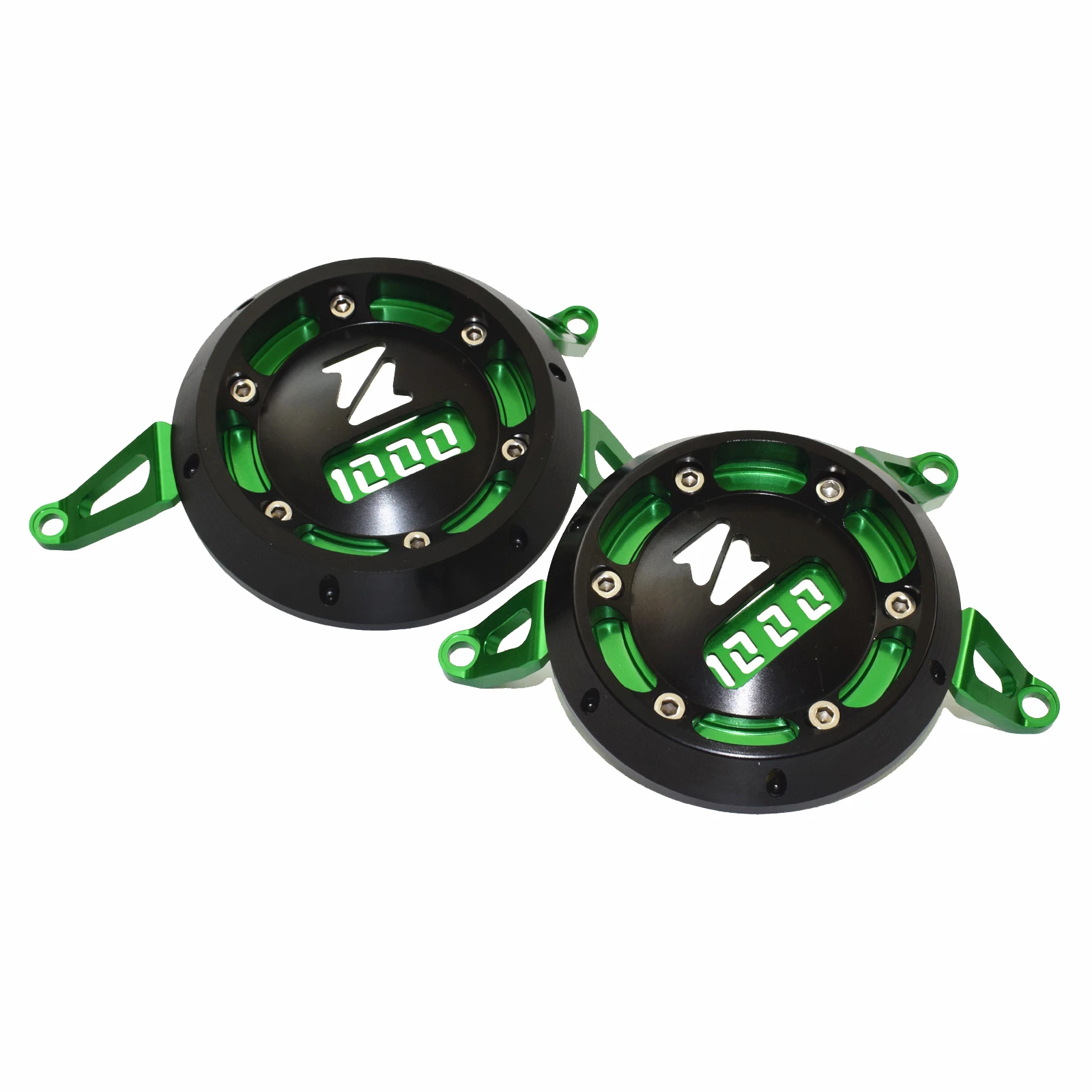 TAORIDER-MOTO Left & Right Side Engine Case Stator Clutch Cover Guards Protector For Kawasaki Z1000 Ninja 1000 Z1000SX 2010-
