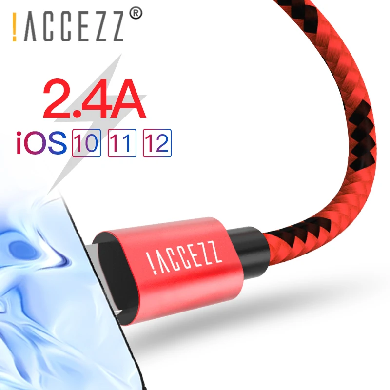 ! ACCEZZ для Apple USB кабель зарядки и передачи данных iPhone X 7 6 8 6S 5S Plus XS MAX XR iPad Mini Pin Кабели